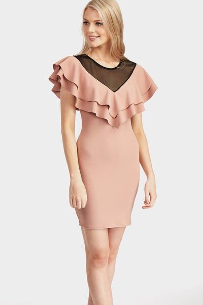 A17W-1300010030-RSE-6-mesh-with-frill-dress-mid-pink-jl4806