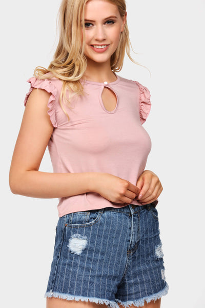S17W-1000001768-DNK-6-frill-sleeve-top-with-keyhole-front-light-pink-jl0709