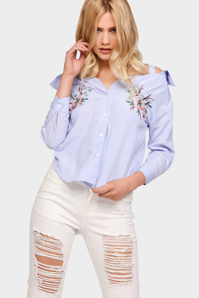 S17W-1000003768-BTE-6-stripe-embroidered-shirt-top-mid-blue-jl1634