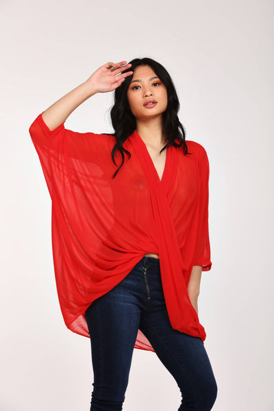S17W-1000003938-RED-S/M-drape-front-batwing-top-mid-red-jl1723