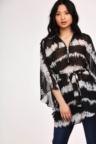 S17W-1000003987-BCK-S-tie-dye-zip-kaftan-black-jl1773