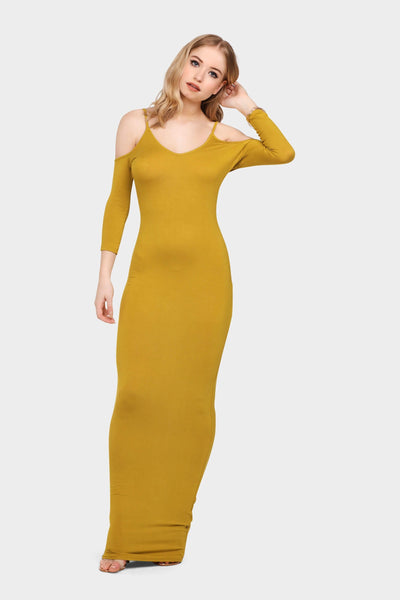 S17W-1300002333-OVE-6-cold-shoulder-v-neck-maxi-dress-mid-green-jl0896