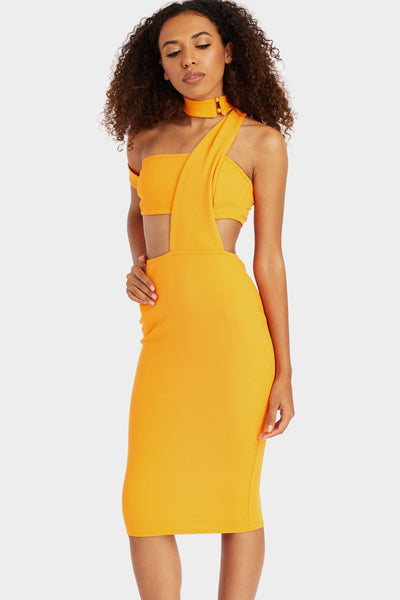 S17W-1300002493-OGE-6-choker-sleeve-midi-dress-mid-orange-jl0964