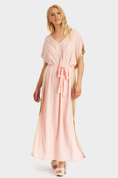 S17W-1300003309-PNK-OS-gold-trim-beach-dress-mid-pink-jl1384