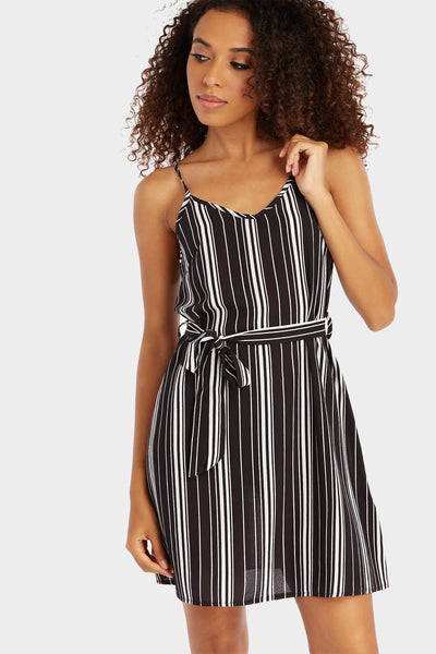S17W-1300003978-BTE-6-stripe-tie-vest-mini-dress-black-jl1746