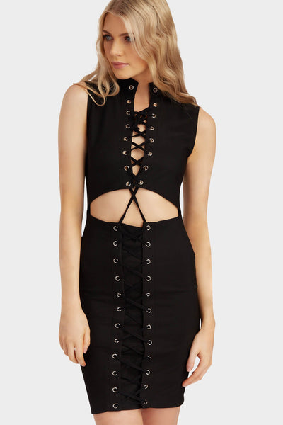 S17W-1300006976-BCK-6-lace-up-eyelet-dress-black-jl3199