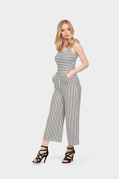 S17W-1700004256-BCK-S/M-stripe-culottes-jumpsuit-black-jl1938