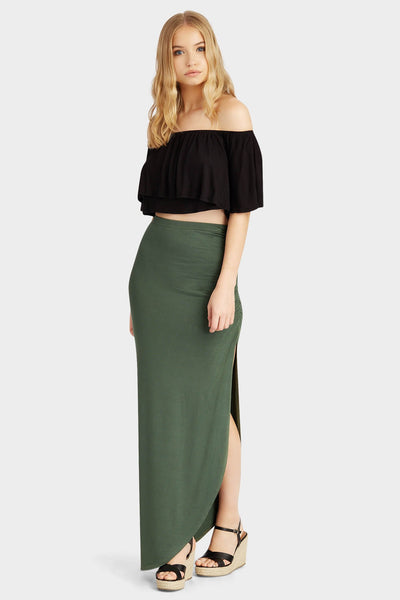 S17W-1900002245-KKI-6-side-split-maxi-skirt-light-green-jl0872