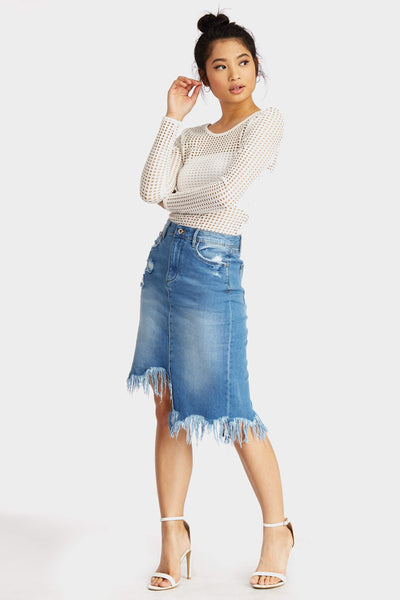S17W-1900009205-BUE-XS-stepped-hem-distressed-denim-skirt-mid-blue-jl4137