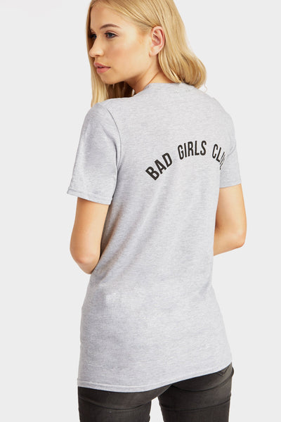 S17W-3300008914-GEY-XS-bad-girls-club-slogan-t-shirt-mid-grey-jl3976