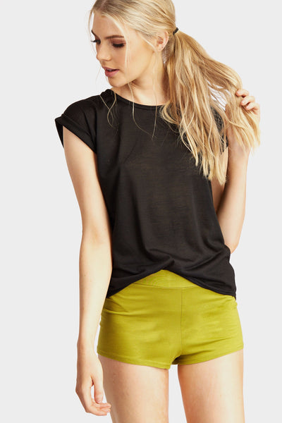 S17W-3300008988-BCK-S/M-round-neck-t-shirt-black-jl4009