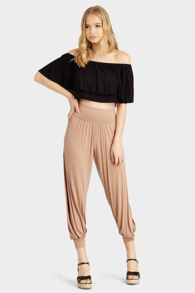 S17W-4100000772-SND-6-sand-split-leg-hareem-trousers-light-brown-jl0282