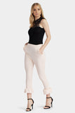 Nude Frill Bottom Trousers