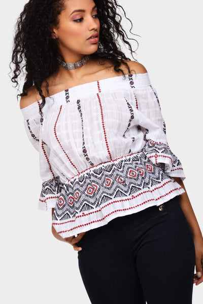 S17W-1000003040-RED-S/M-printed-frill-gypsy-top-mid-red-jl1235