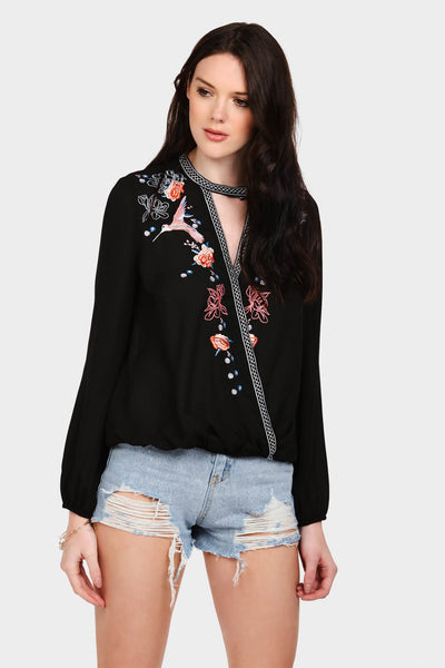 S17W-1000004064-BCK-S/M-embroidered-wrap-front-blouse-black-jl1839
