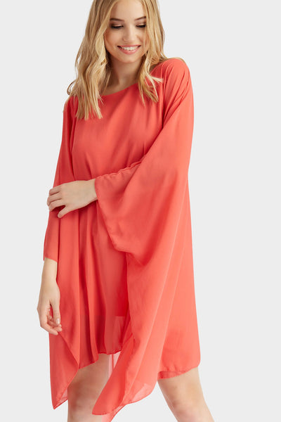 S17W-1000004936-CAL-OS-oversized-slash-neck-tunic-coral-jl2343