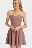 Elderberry Bandeau Skater Dress