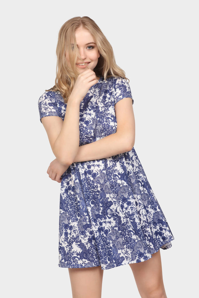 S17W-1300003623-MTI-6-printed-short-sleeve-skater-mini-dress-cream-jl1530