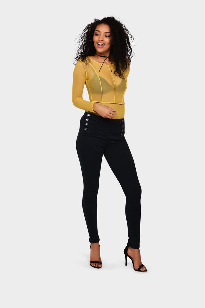S17W-1400001270-HEW-6-piped-long-sleeve-mesh-bodysuit-bright-yellow-jl0482
