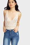 Cream Lace Bodysuit
