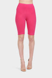 Hot Pink Basic Capri Shorts