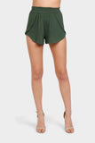 Khaki Wrap Over Shorts