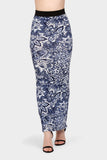Multi Printed Maxi Skirt