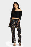 Multi Print Pant With Side Pocket