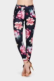 Navy Floral Trousers