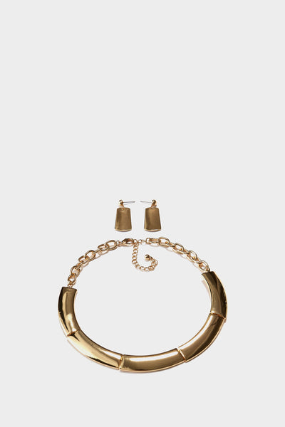 S17W-2600004706-GLD-OS-metal-collar-chain-necklace-and-earring-set-gold-jl2212