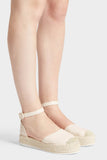 Nude Ankle Strap Espadrill