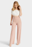 Pink Wide Leg Trousers