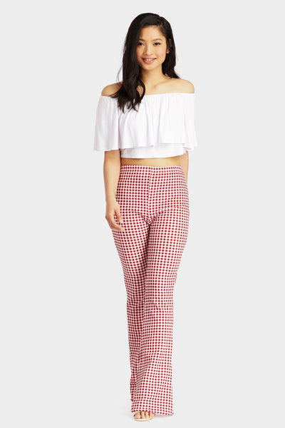 S17W-4100008967-RED-6-gingham-fit-&-flared-trousers-mid-red-jl3997